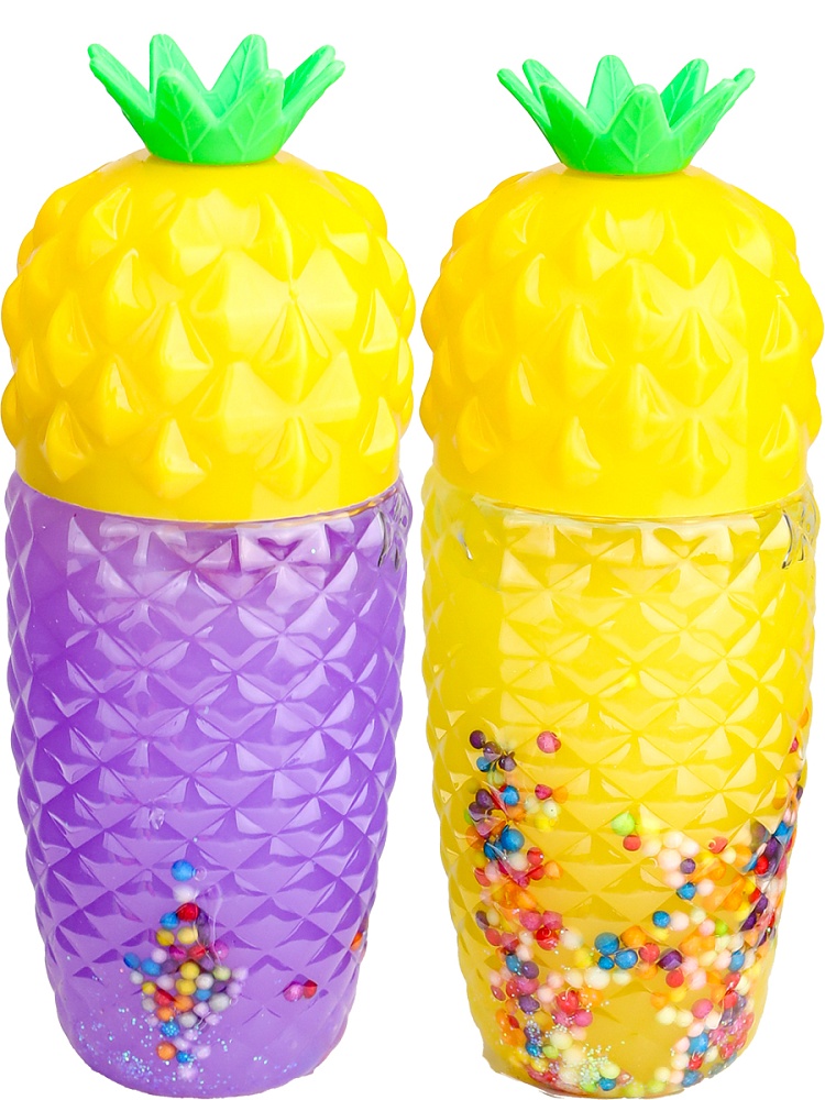 Слайм "Ананас"(15*5, 12шт в ш/б,цвет-микс) ( Арт. СЛМ-3222) кратно 12