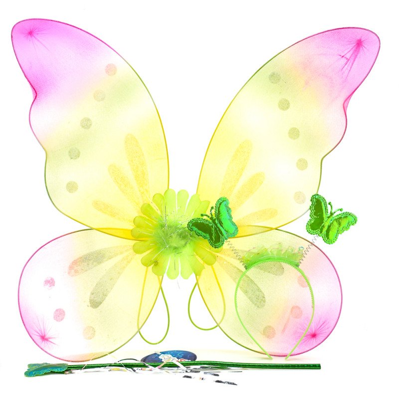 Крылья бабочки радуга набор, 48*40, пак