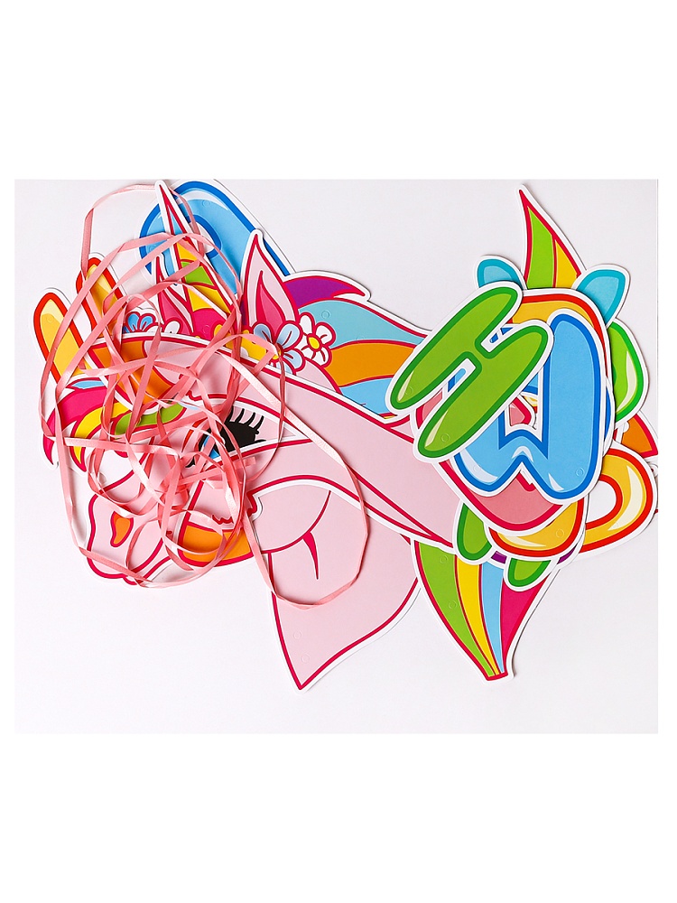 Фигурная гирлянда "Единорог" (длина 1 м 10 см)