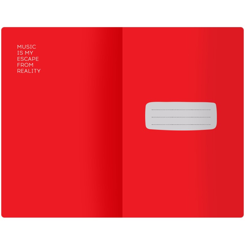 Планер недатированный, 32л., 135*210мм, на скобе MESHU Black and white, матовая ламинация, выб. лак