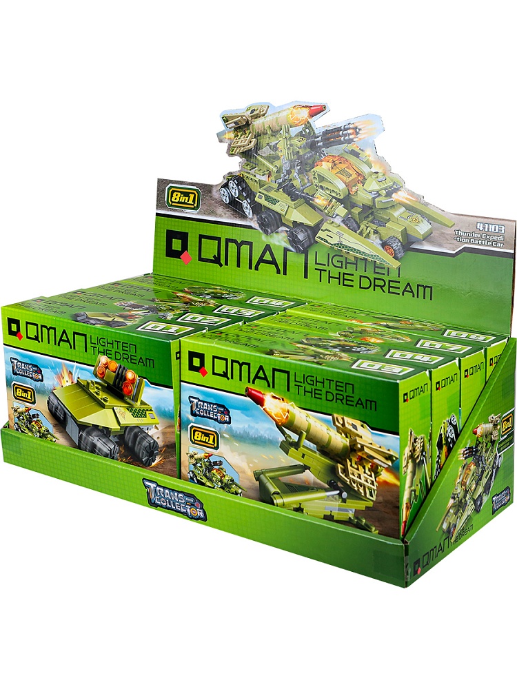 Конструктор пластик. Боевая установка, в шоубоксе, кратно 8 (Арт. 41103Q)