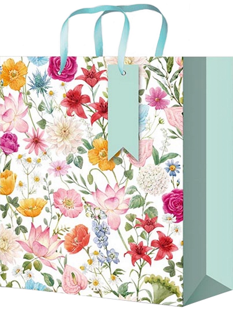 Optima Пакет подарочный с глянцевой ламинацией 26,4x32,7x8 см(L) Весенняя нежность, 128