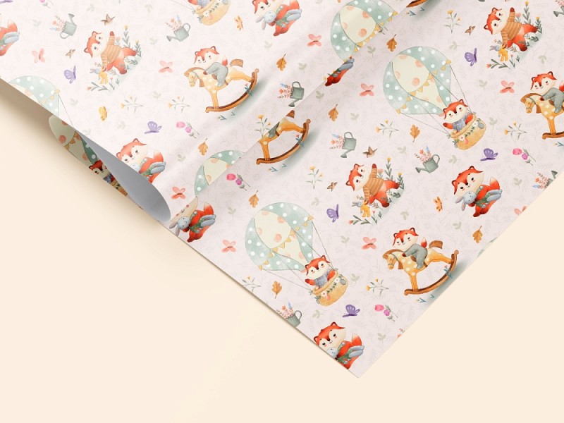 Бумага упаковочная подарочная