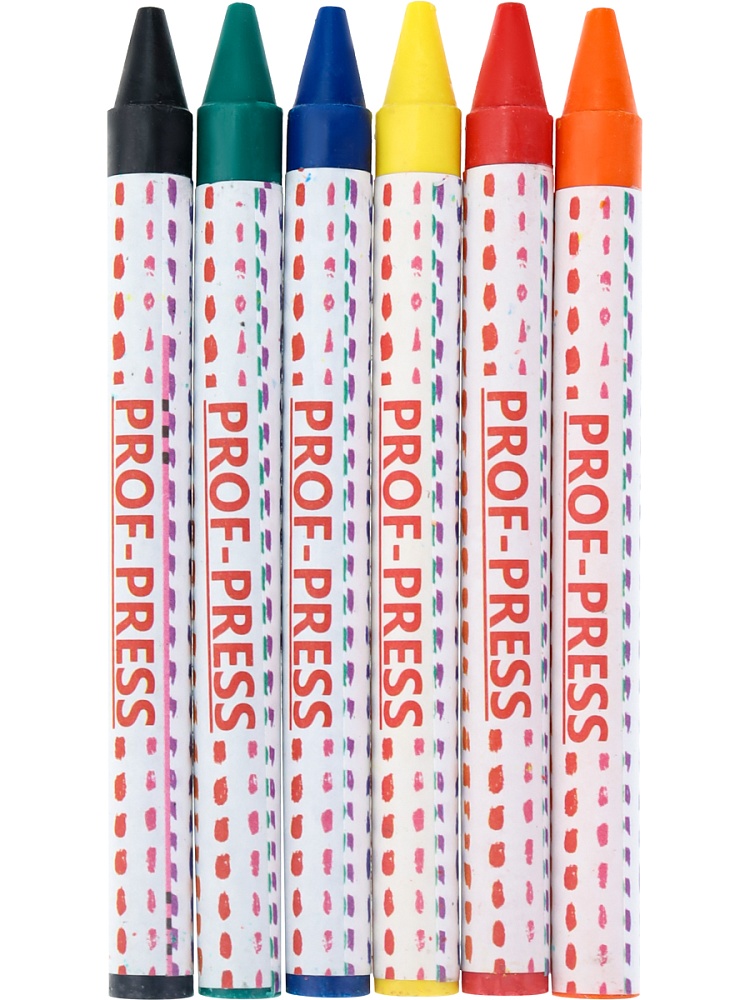 Набор восковых мелков для дет. твор. ПУШИСТЫЙ КОТЁНОК (ШМ-4530),6цв в карт.кор с подвесом