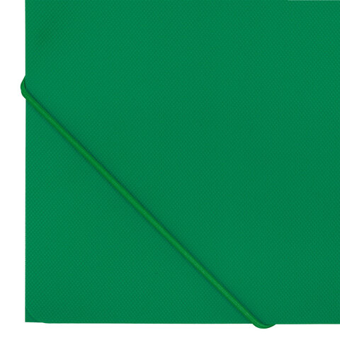 Папка на резинках А4 BRAUBERG PIXEL, темно-зеленая, до 300 листов, 0,5 мм