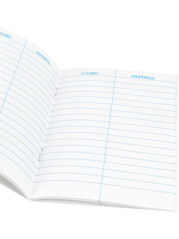 Тетрадь-словарь СПЕЦЛИНОВКА А6 32л. ДОРОЖНОЕ ПУТЕШЕСТВИЕ (32-3988) цв.мел.обл., 4 в в сп