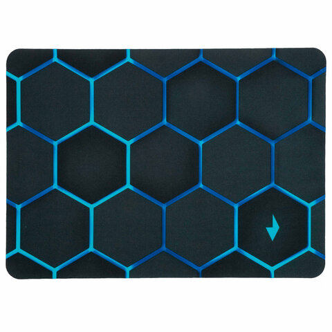 Коврик для мыши GEMBIRD "Соты", ткань+резина, 350х250х3 мм, MP-35-25-COMBОЗ