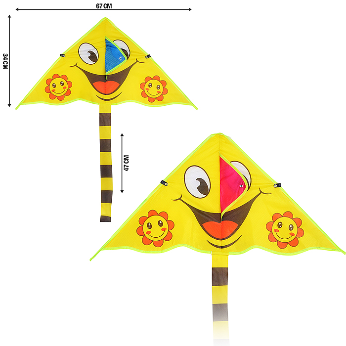 Змей воздушный "Веселый смайл"