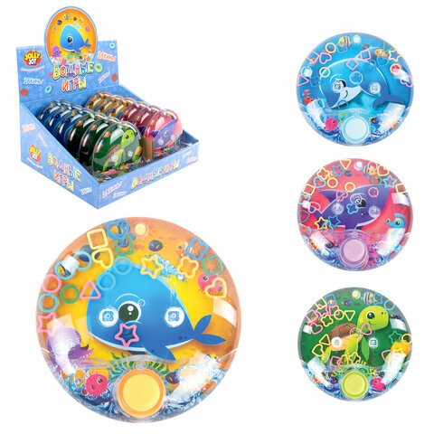 Водная игра ПОДВОДНЫЙ МИР, 10х10 см, колечки, ассорти, 4 вида, JOLLY JOT (ДЖОЛЛИ ДЖОТ)