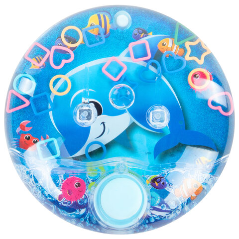 Водная игра ПОДВОДНЫЙ МИР, 10х10 см, колечки, ассорти, 4 вида, JOLLY JOT (ДЖОЛЛИ ДЖОТ)