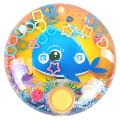 Водная игра ПОДВОДНЫЙ МИР, 10х10 см, колечки, ассорти, 4 вида, JOLLY JOT (ДЖОЛЛИ ДЖОТ)
