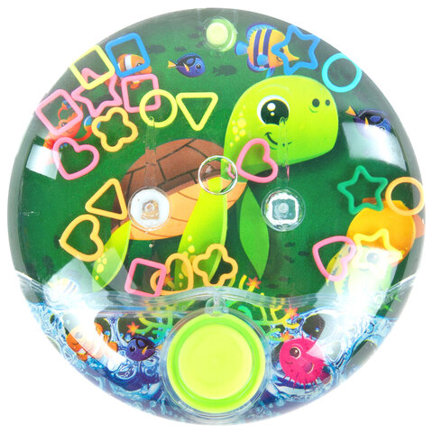 Водная игра ПОДВОДНЫЙ МИР, 10х10 см, колечки, ассорти, 4 вида, JOLLY JOT (ДЖОЛЛИ ДЖОТ)