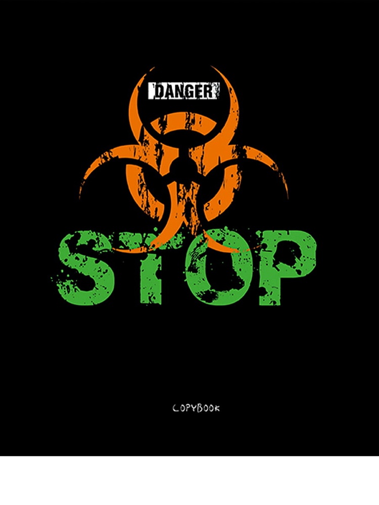 ТМ"Collezione" Тетрадь КЛЕТКА 48л. ЧЁРНЫЙ МИКС (48-9621) цв мел обл, 5 диз в спайке, 6+0