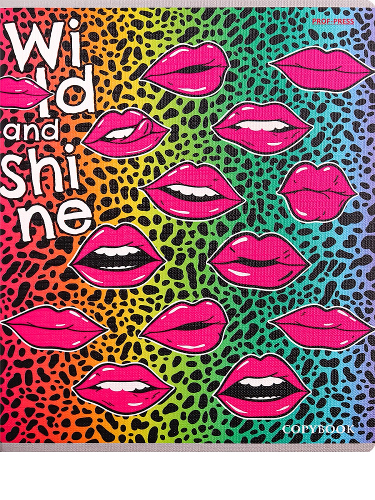 Тетрадь КЛЕТКА 48л. МИКС-3018 (48-3018) цветная мелованная обложка