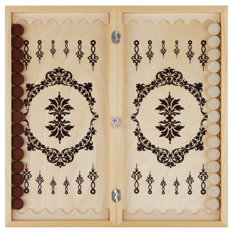 Игра настольная ТРИ СОВЫ "Нарды", с деревянной доской 40*40см