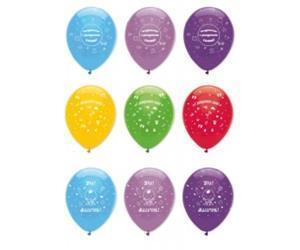 Воздушный шарик "С Рождением сына" ассорти 3 дизайна (25 шт.,диаметр 12 д./29 см.