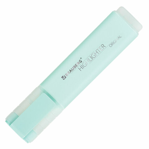 Текстовыделитель BRAUBERG "ORIGINAL PASTEL", БИРЮЗОВЫЙ, линия 1-5 мм