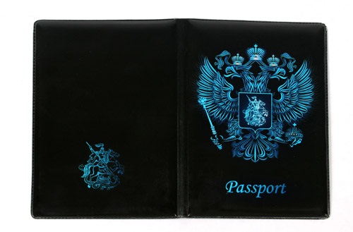 Обложка на паспорт "Неон"