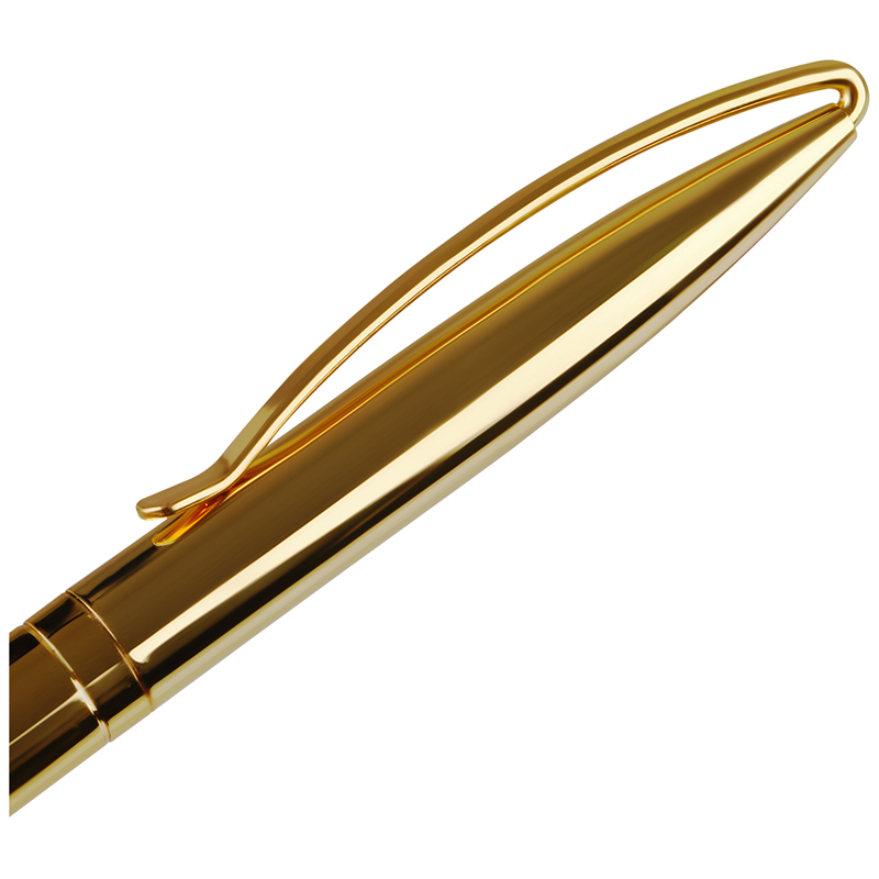 Ручка шариковая автоматическая MESHU "Gold" синяя, 1,0мм