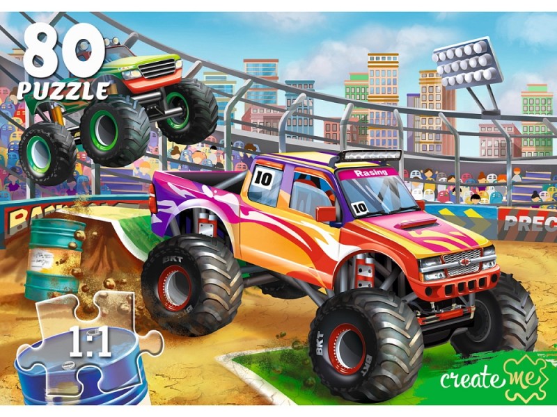 ПАЗЛЫ 80 элементов. КРУТОЙ ВИРАЖ №17