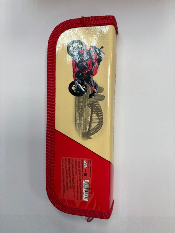 Пенал односекционный "Мото и мост"