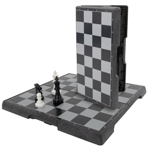 Шахматы магнитные ХИТ классические, доска 25х25 см, ЗОЛОТАЯ СКАЗКА