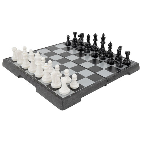 Шахматы магнитные ХИТ классические, доска 25х25 см, ЗОЛОТАЯ СКАЗКА