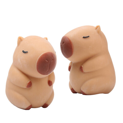 Игрушка-антистресс "КАПИБАРА", 10 см, дисплей, JOLLY JOT (ДЖОЛЛИ ДЖОТ)