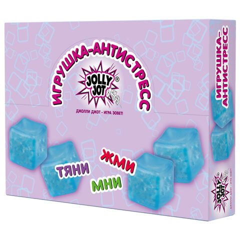 Игрушка-антистресс "КУБИК ЛЬДА", 5 см, дисплей, JOLLY JOT (ДЖОЛЛИ ДЖОТ)