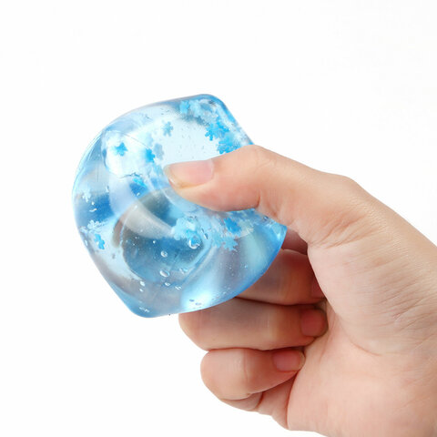 Игрушка-антистресс "КУБИК ЛЬДА", 5 см, дисплей, JOLLY JOT (ДЖОЛЛИ ДЖОТ)