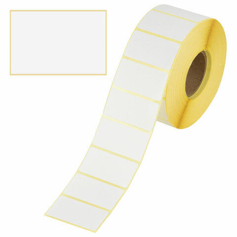 Этикетка ТермоЭко (47х26 мм), 2000 этикеток в ролике, светостойкость до 2 месяцев,