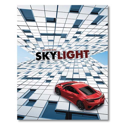 Дневник 1-11 класс 40л, КТС "Красное авто", твердая обложка, глянцевая ламинация