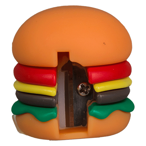 Точилка пластиковая deVente "Hamburger" 1 отверстие