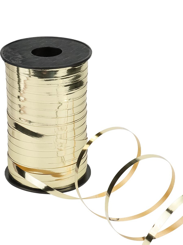 Лента декоративная, золотистая, 5мм*250м БЛ-3957 ЦЕНА ЗА 1 МЕТР