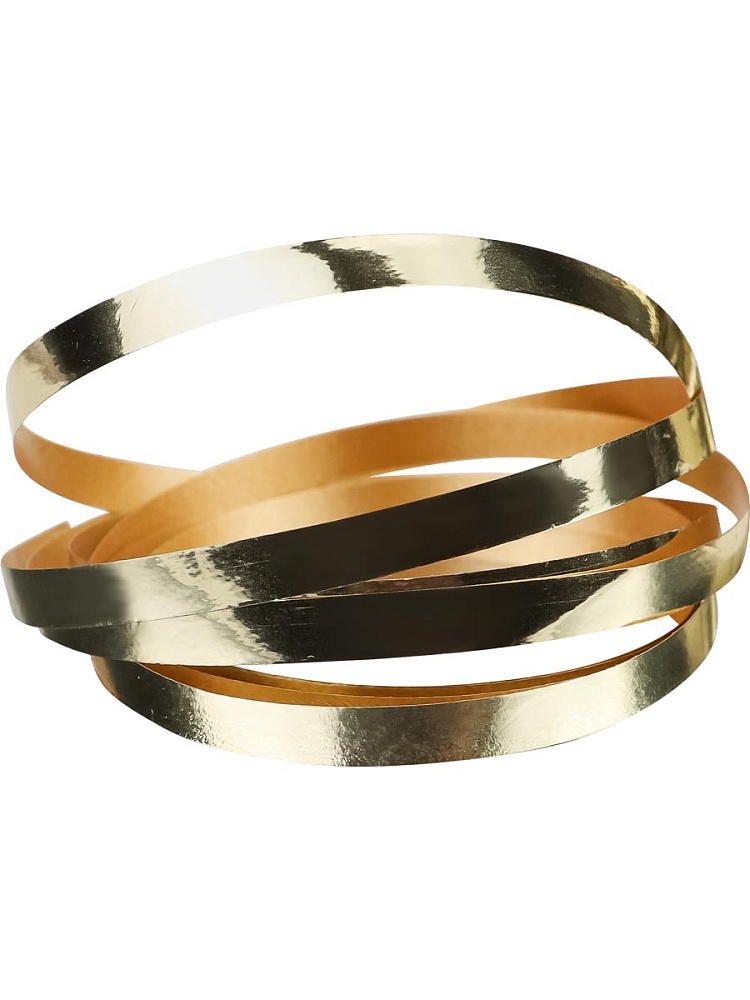 Лента декоративная, золотистая, 5мм*250м БЛ-3957 ЦЕНА ЗА 1 МЕТР