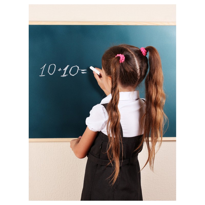 Мелки школьные Гамма, белые, 100шт., мягкие, квадратные, картонная коробка 2308193 ПОШТУЧНО