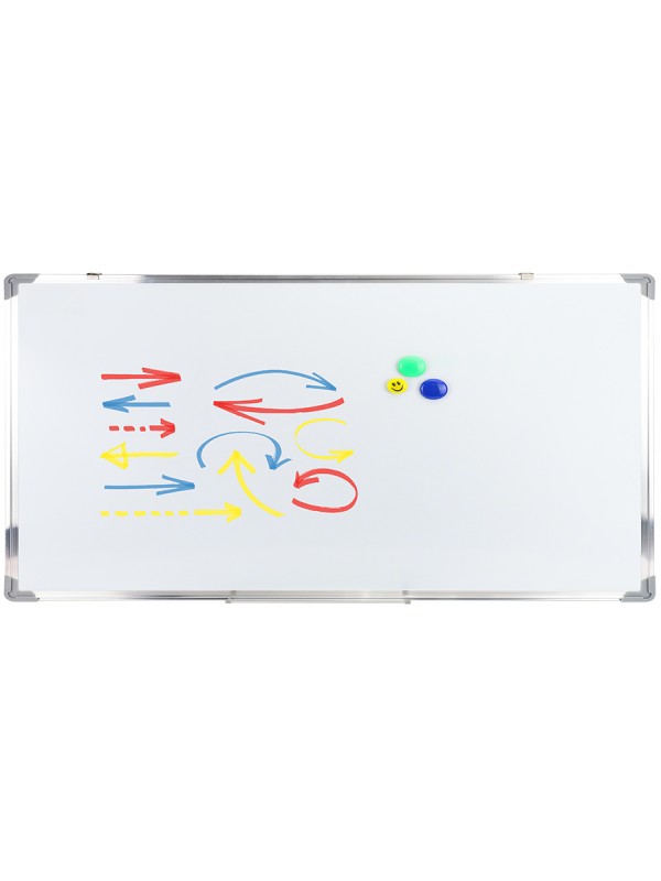 Доска магнитно-маркерная 90х180см (Д-9544) лаковое покрытие, алюминиевая рама