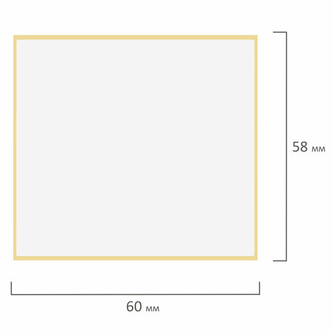 Термоэтикетки Akzent 58*60 ЭКО, белые, 500шт.
