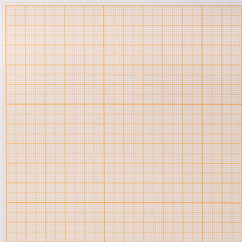 Бумага масштабно-координатная (миллиметровая), скоба, БОЛЬШОЙ ФОРМАТ А3, оранжевая, 8 листов, 65 г/м2, STAFF