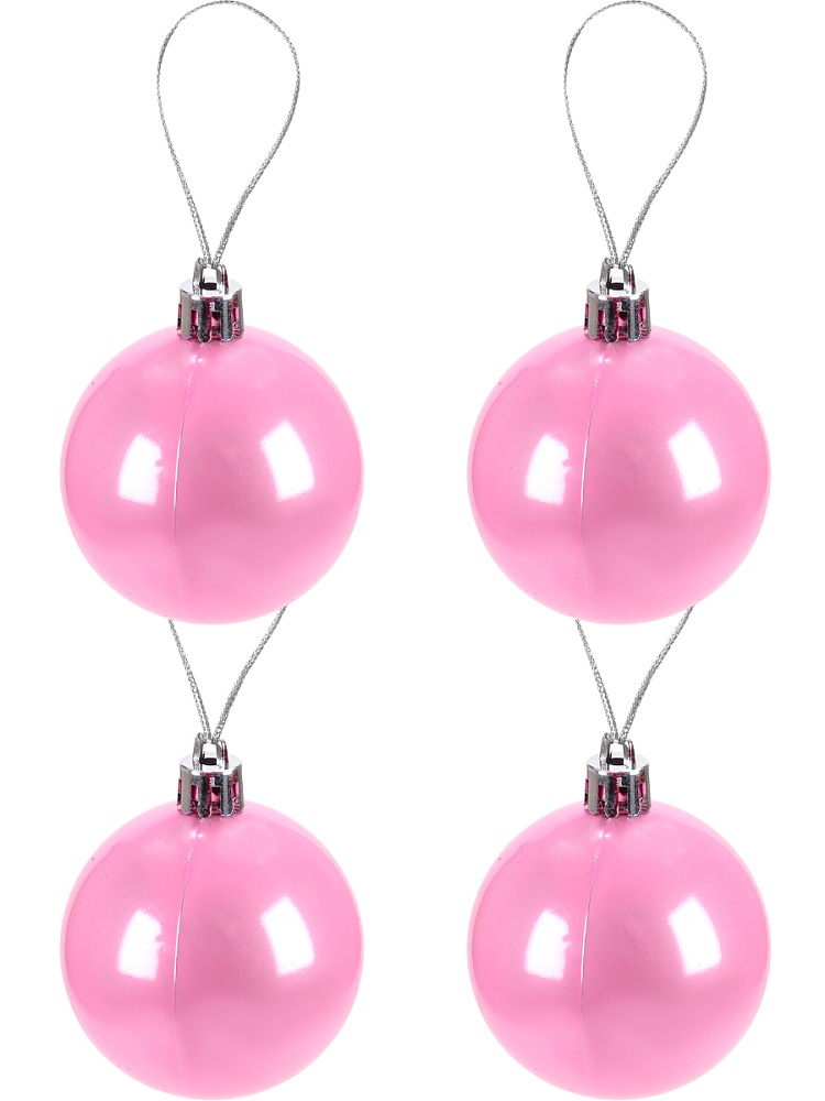 Новогоднее украшение Набор ёлочных шаров "Нежность" 32 шт 3 см, 8 шт 6 см НШ-1506