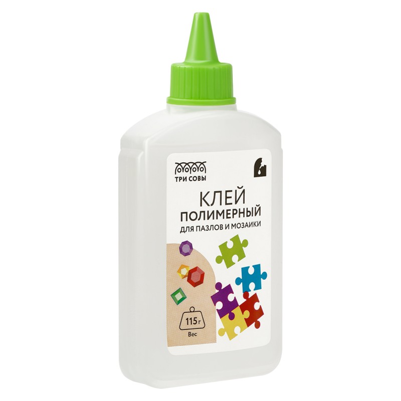 Клей для пазлов и алмазной мозаики ТРИ СОВЫ, 115г