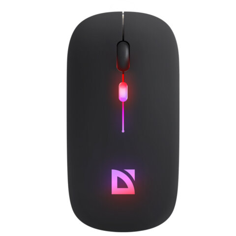 Мышь беспроводная DEFENDER TOUCH MM-997, USB, 3 кнопки+1 колесо-кнопка, оптическая, черная