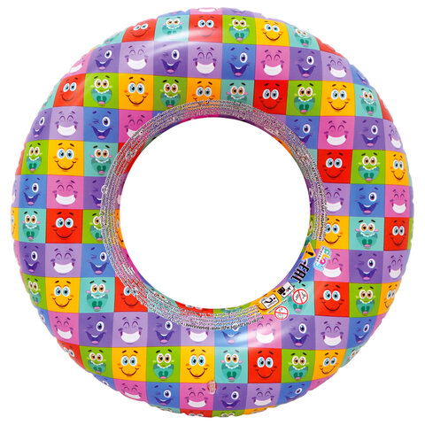 Надувной круг для плавания, диаметр 60 см, от 4 лет, АССОРТИ, 5 видов, PLAYMARKETОЗ