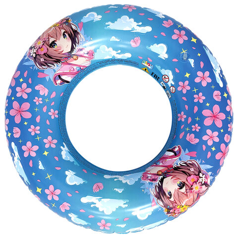 Надувной круг для плавания, диаметр 60 см, от 4 лет, АССОРТИ, 5 видов, PLAYMARKETОЗ