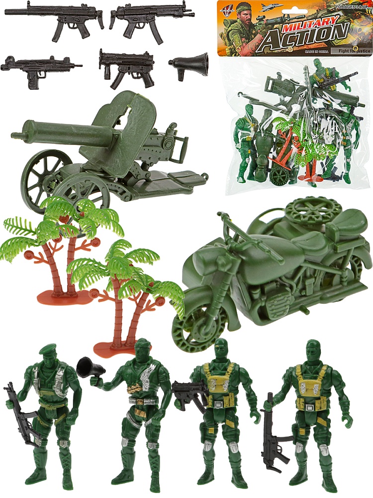 Игровой набор "Спецоперация"(14 предметов, в пакете) (21,5х18х3 см) ( Арт. 2034003)