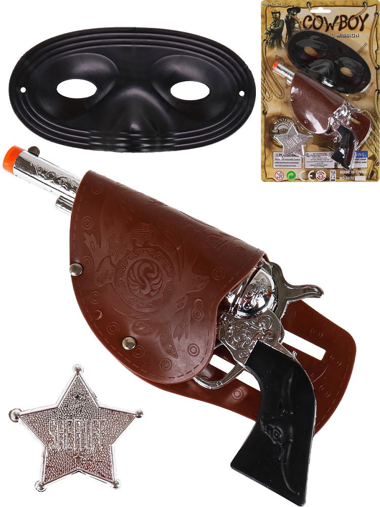 Игровой набор "Ковбой" (4 предмета, в блистере) ( Арт. Y15065017)
