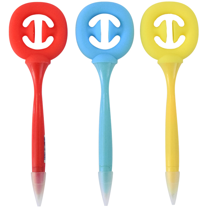 Ручка шариковая deVente "Snappers Anti-stress" СИНЯЯ 0.7мм, декор.элемент, картонный дисплей