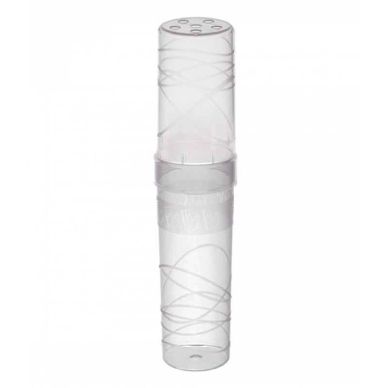 Пенал-тубус, 195*45 СТАММ "Crystal", пластик, прозрачный