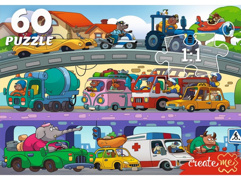 ПАЗЛЫ 60 элементов. ВАЖНЫЙ ТРАНСПОРТ №9 (Арт.П60-3871)