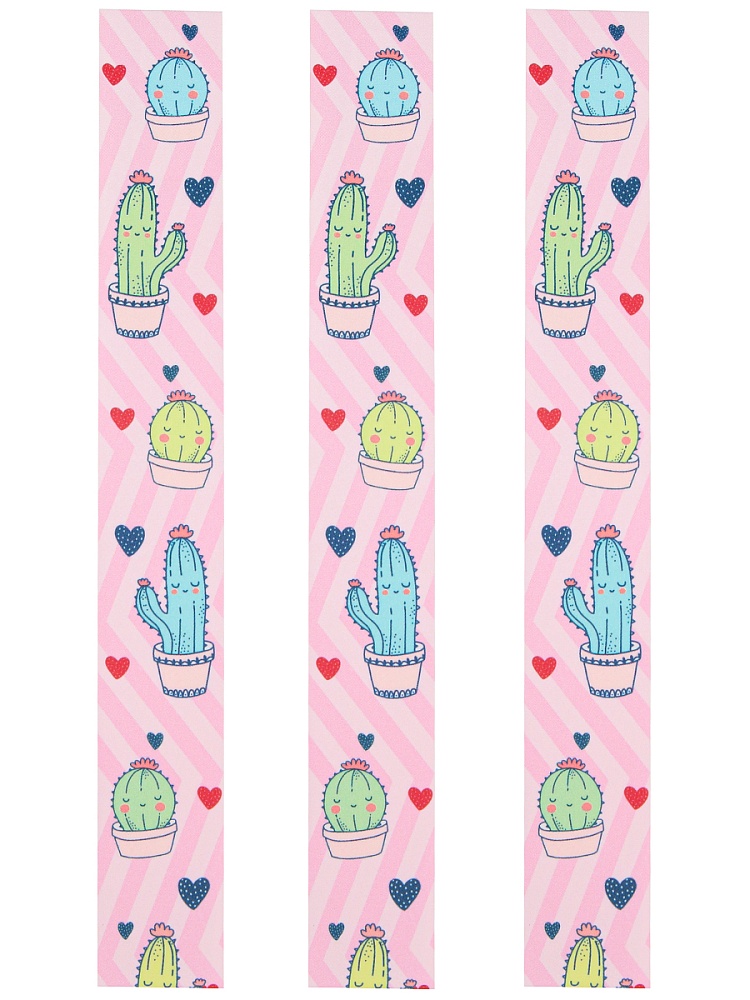 Закладка пластиковая МИЛЫЕ КАКТУСЫ (ЗС-1562)